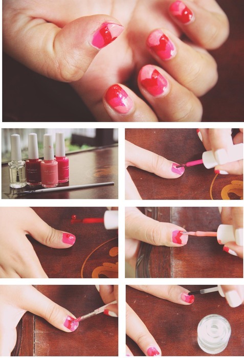 DIY Dates: Fill Your Nails with Hearts!